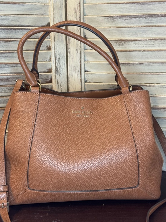 kate spade Handbags - Kate Spade NY Darcy Pebbled Leather Medium Satchel Crossbody